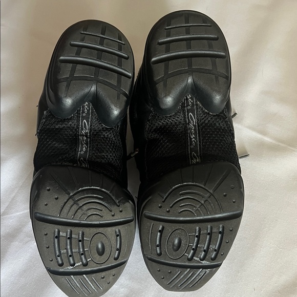 CAPEZIO Black Toggle Dance Sneaker Canvas Size 10 - Picture 3 of 5